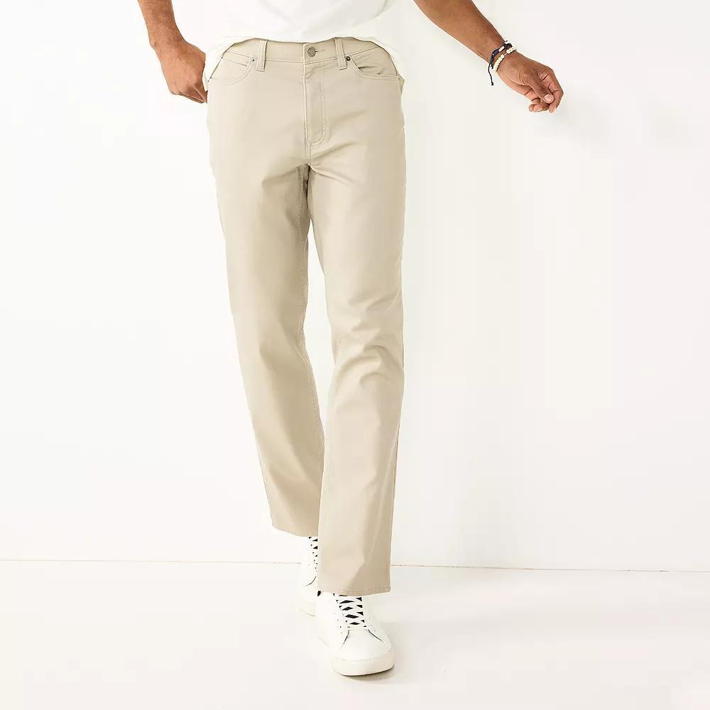 Mens Sonoma Goods For Life Straight-Fit 5-Pocket Everyday Pant Product Image
