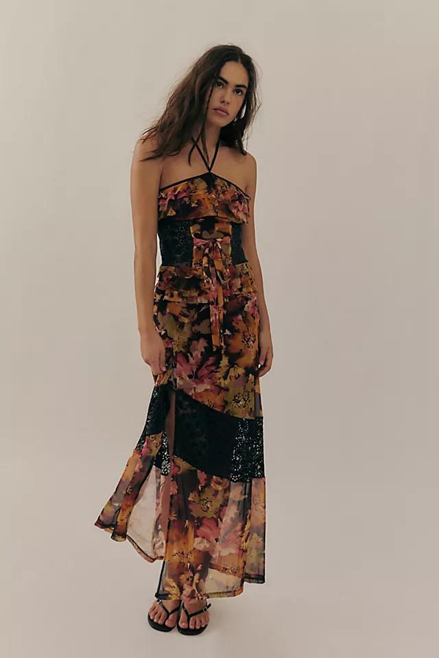 Nightcap Hibiscus Lace Maxi Dress Product Image