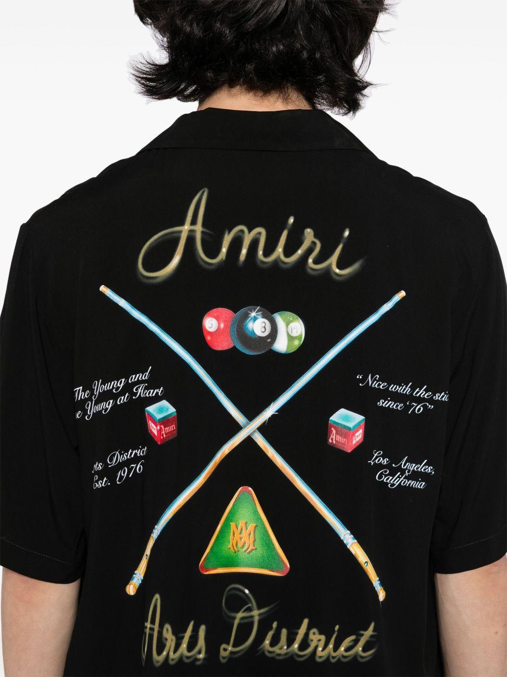 pool cue bowling shirt Product Image