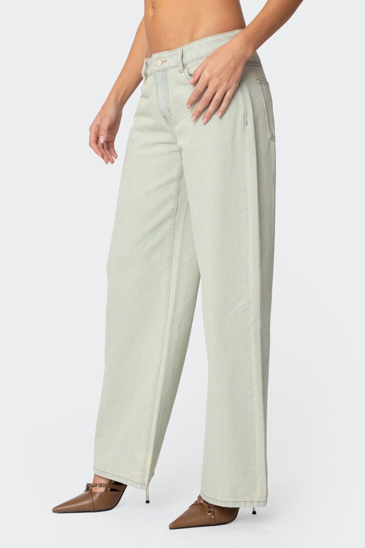 Raelynn Washed Low Rise Jeans Product Image