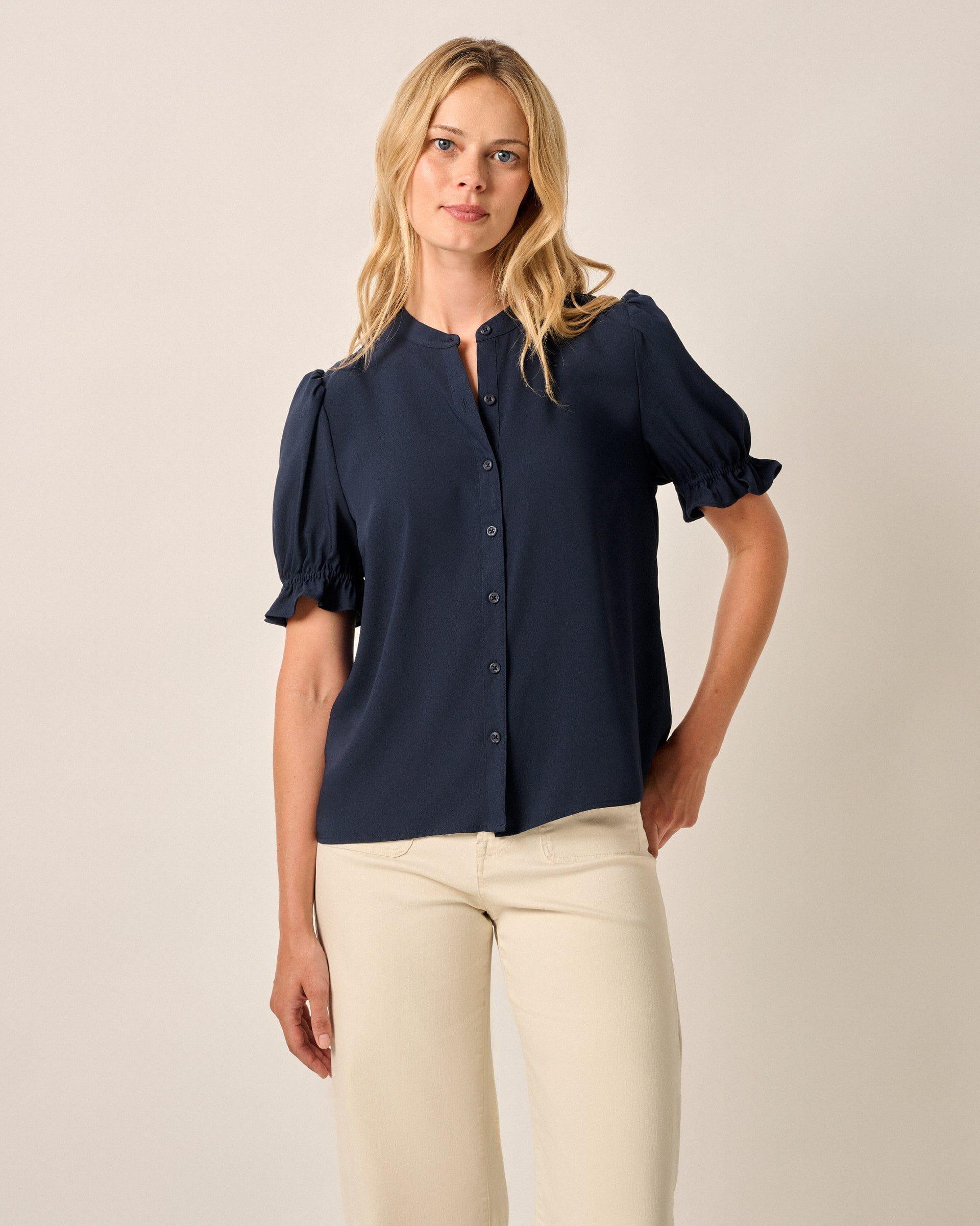 Natalia Button-Up Blouse Female Product Image
