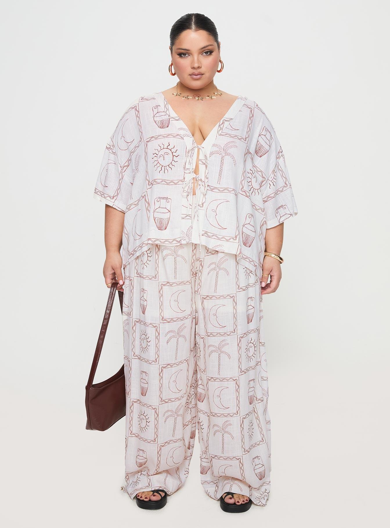 Sun Dream Pant Cream / Multi Curve Product Image