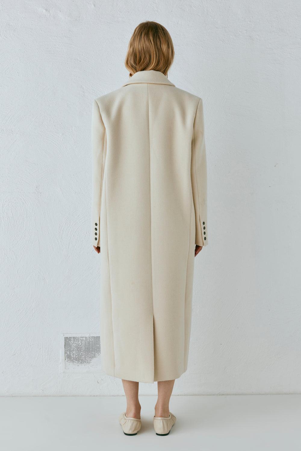 Dua Trench Coat Cream Product Image