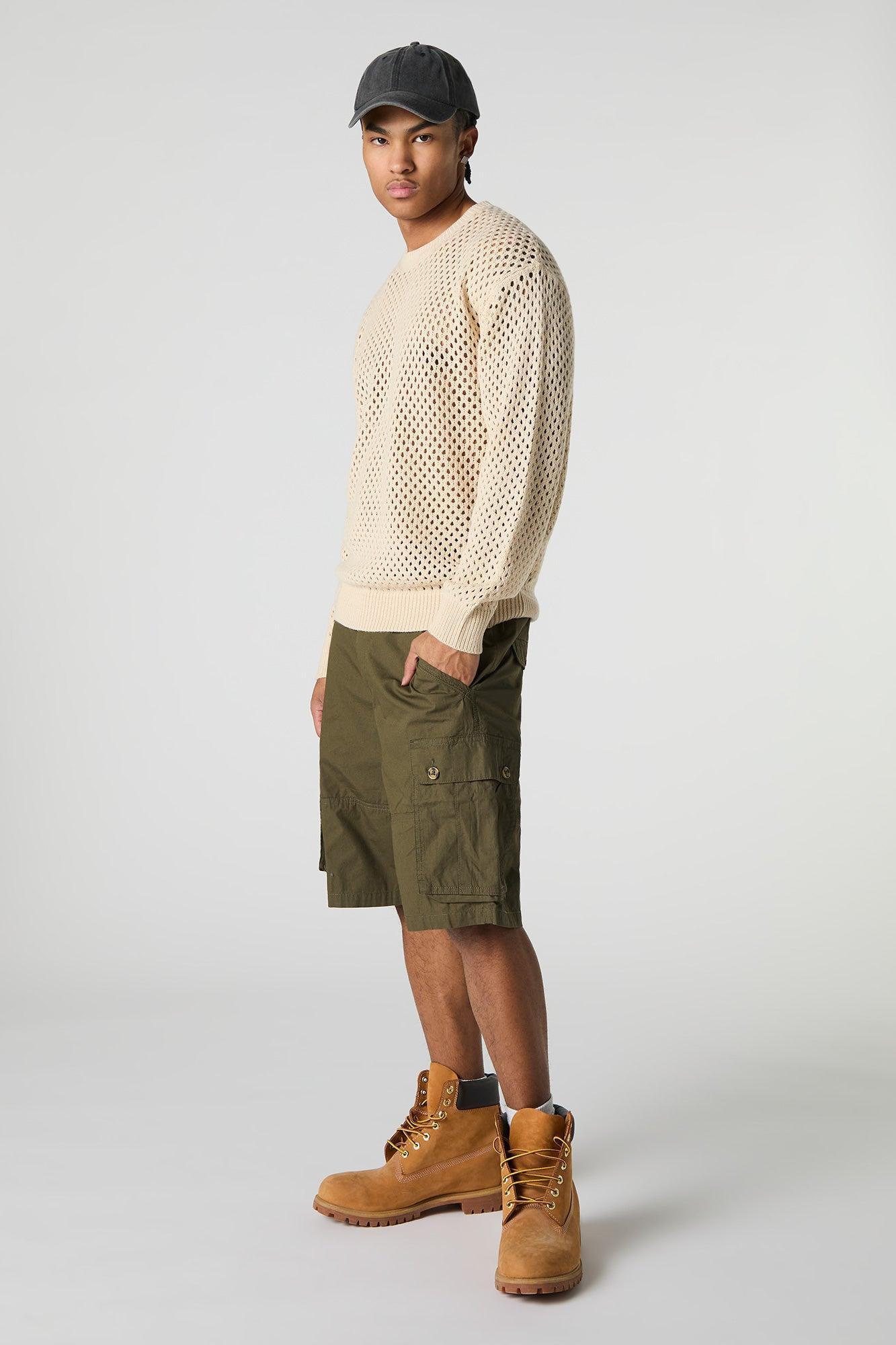 Button Pocket Longline Cargo Short Male Product Image