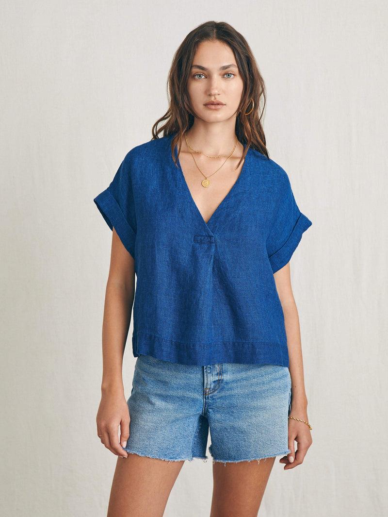 Sanibel Top - Indigo Product Image