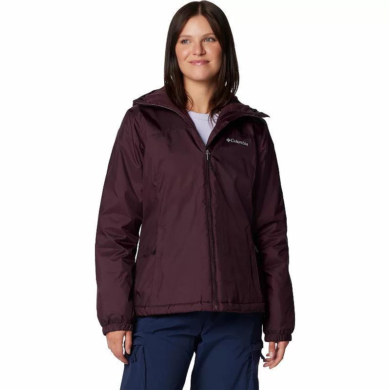 Women's Columbia Switchback II Sherpa-Lined Jacket, Size: XXL, Stone Green Product Image