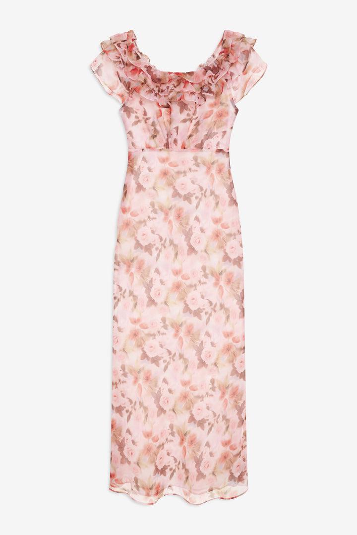 Fallen Floral Maxi Dress — Multi Product Image