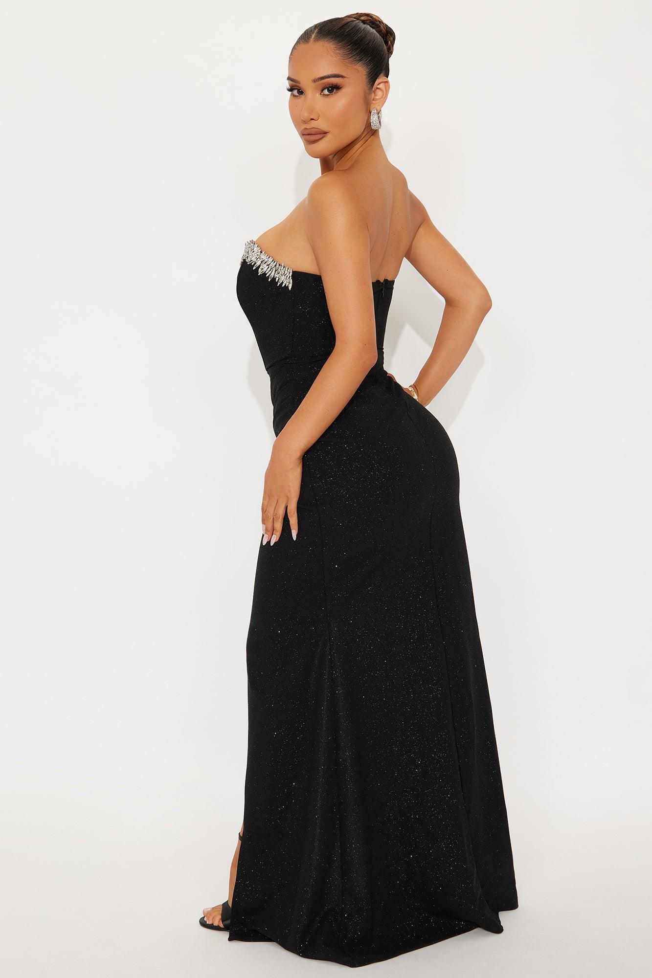 Alexis Embellished Gown - Black Product Image