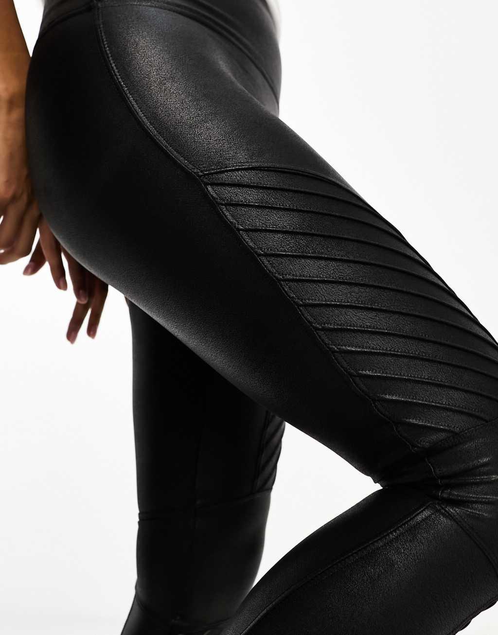Spanx Moto Faux Leather Leggings Product Image