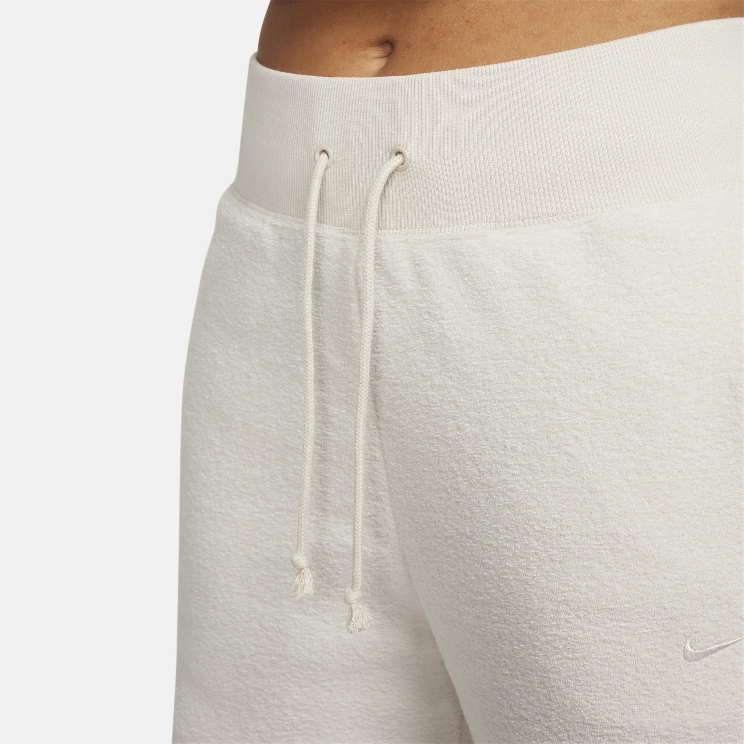 Womens Nike Sportswear Phoenix Plush High-Waisted Wide-Leg Cozy Fleece Pants Product Image