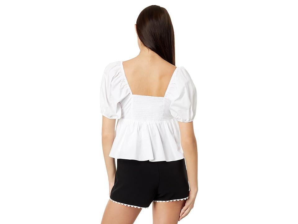 English Factory Poplin Corsage Top Women's Clothing Product Image