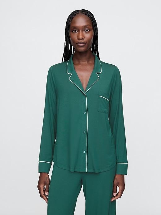 Modal Pajama Shirt Product Image