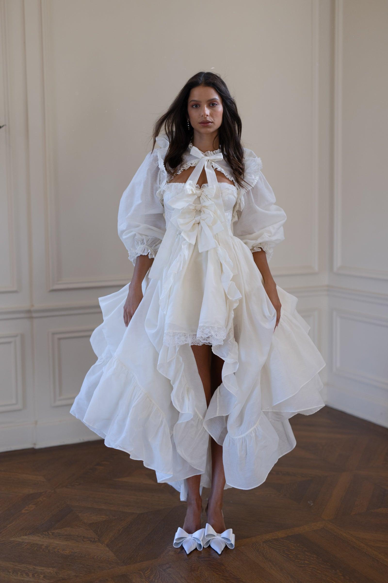 The Ivory Organdy Cake Shop Dress Product Image