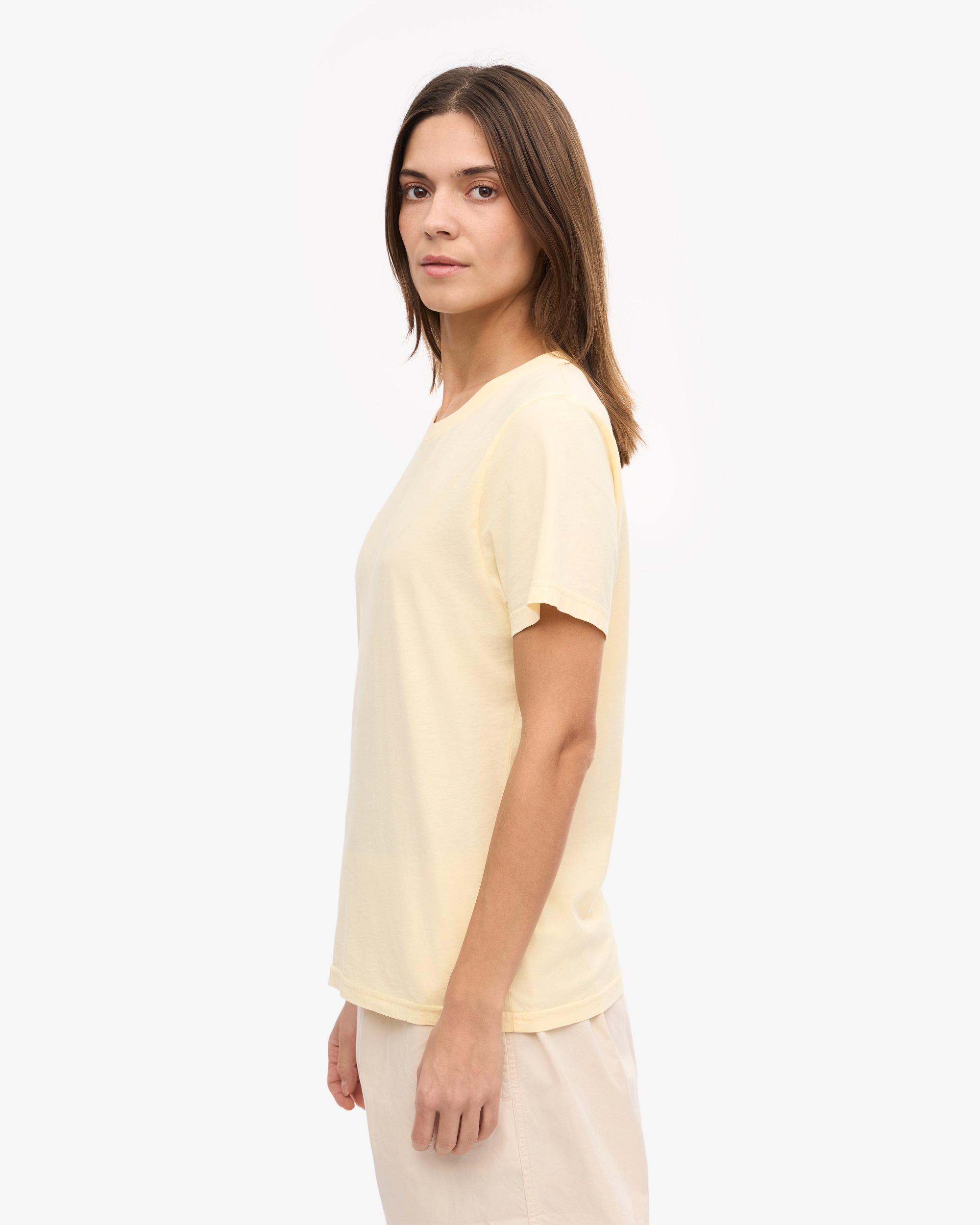 Women Light Organic Tee - Soft Yellow Product Image