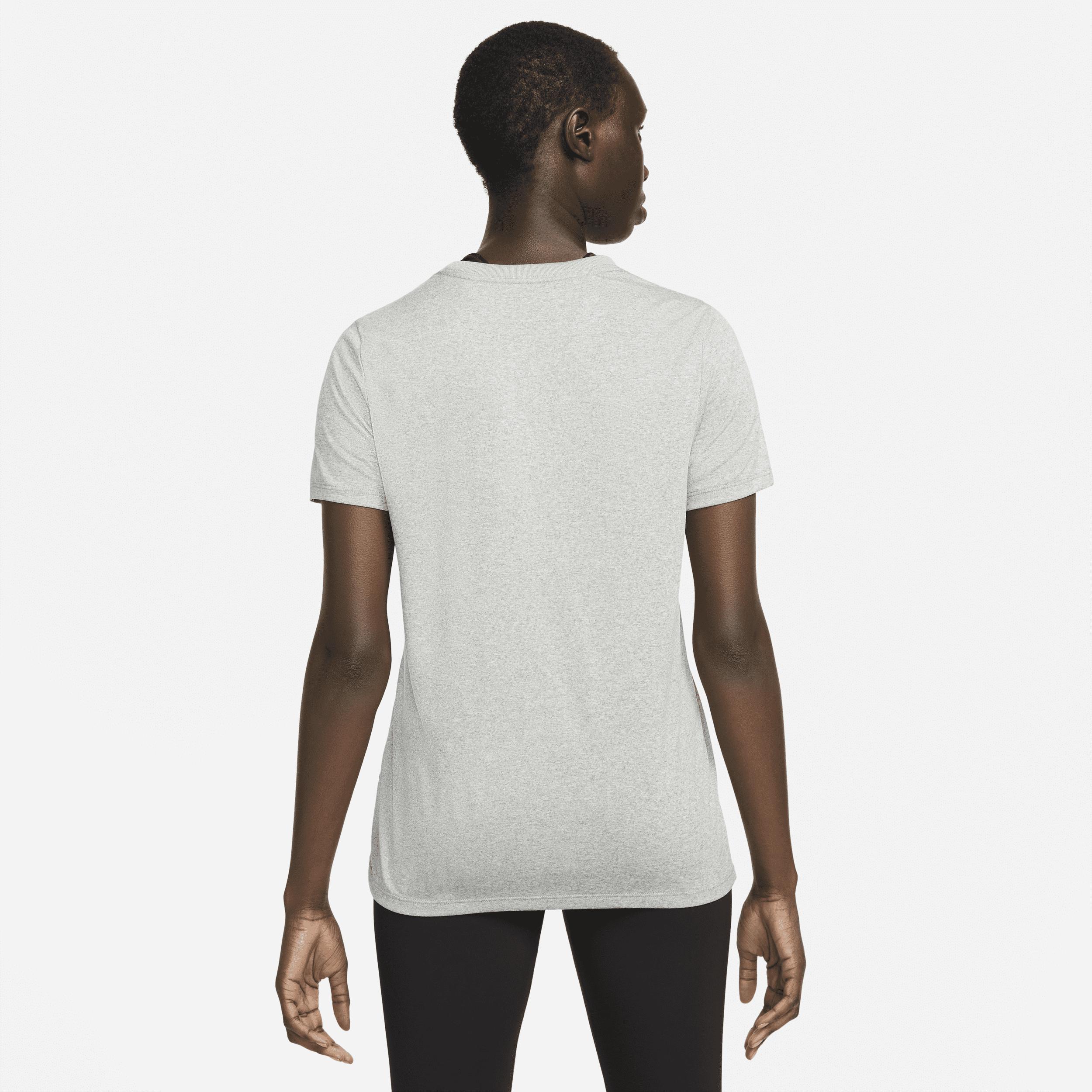 Women's Nike Dri-FIT Tee, Size: Medium, Tumbled Gray Product Image