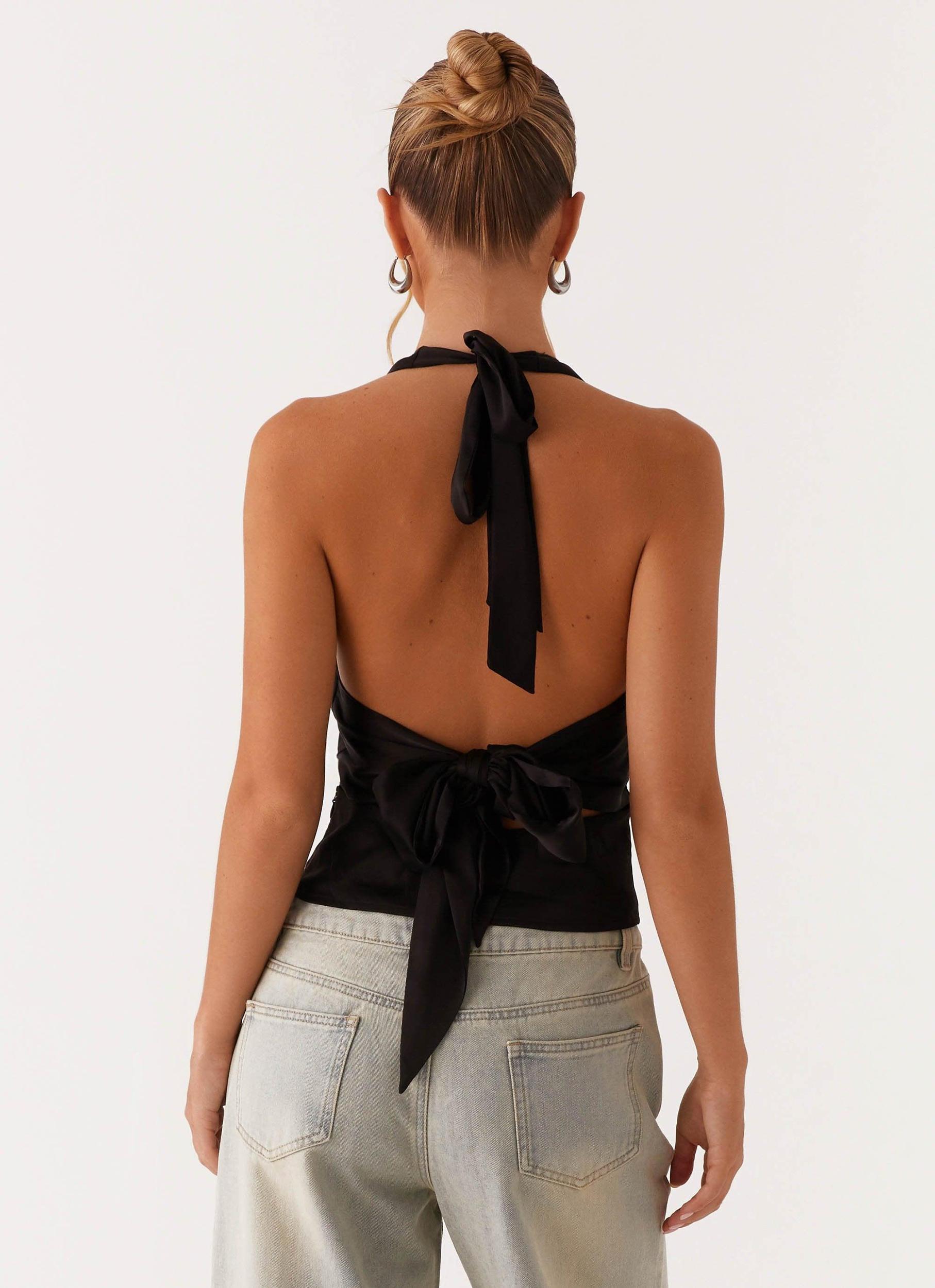 Heavy Hearted Top - Black Product Image