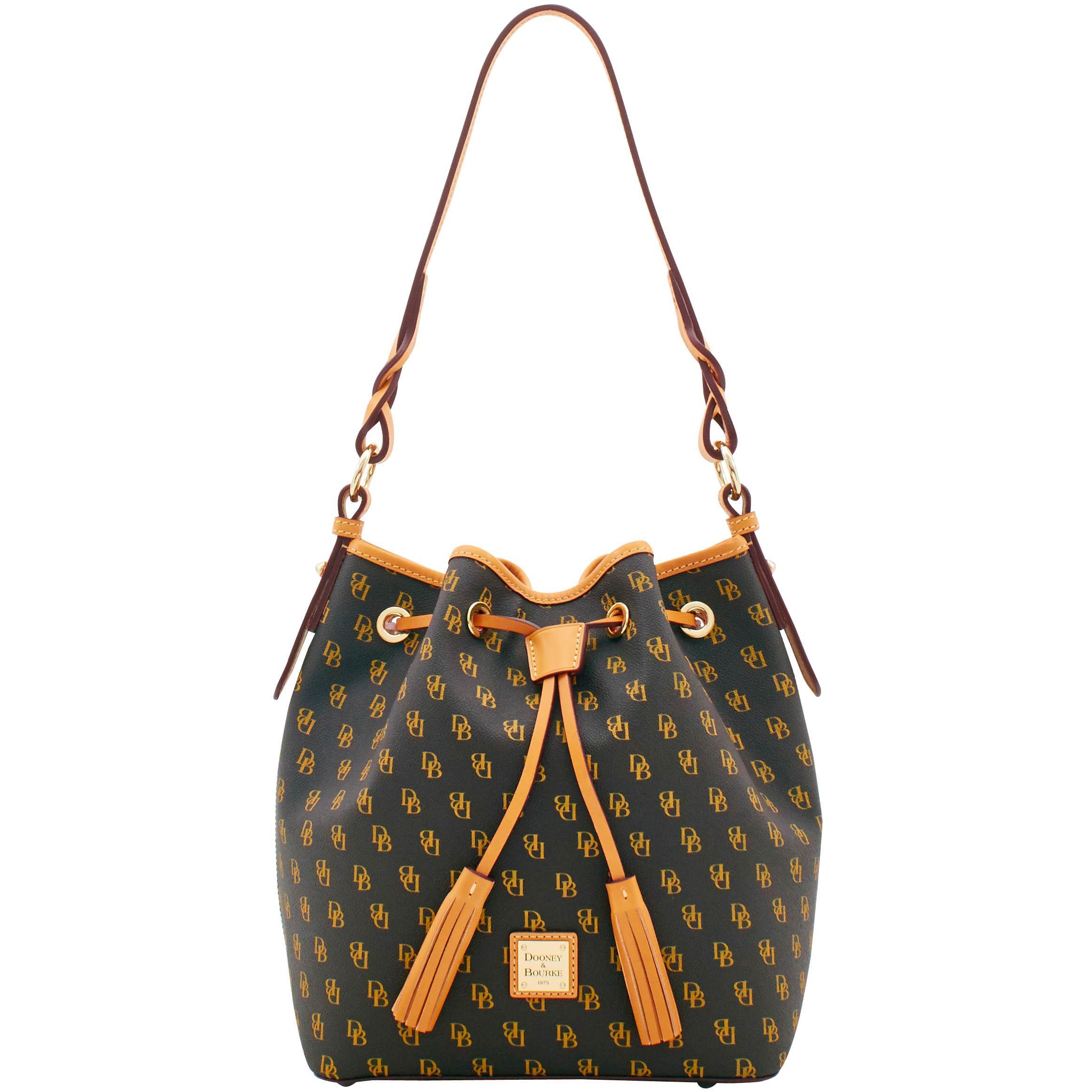Dooney  Bourke Signature Blakely Collection Tasha Logo Drawstring Bucket Bag Product Image