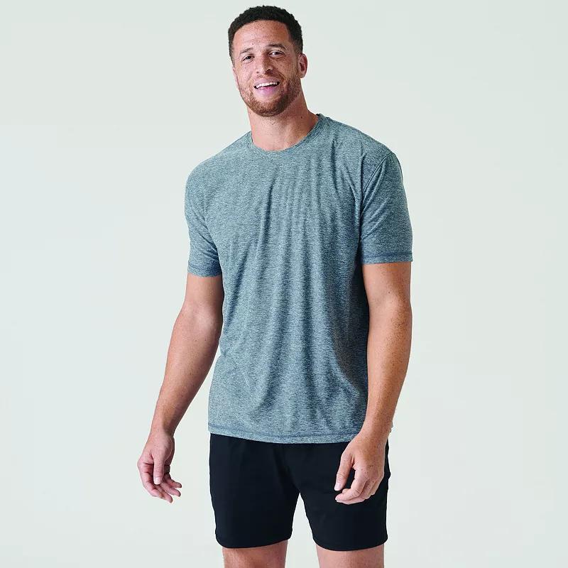 Men's True Classic Mosture-Wicking Crewneck T-Shirt, Size: XL, Grey Navy Product Image