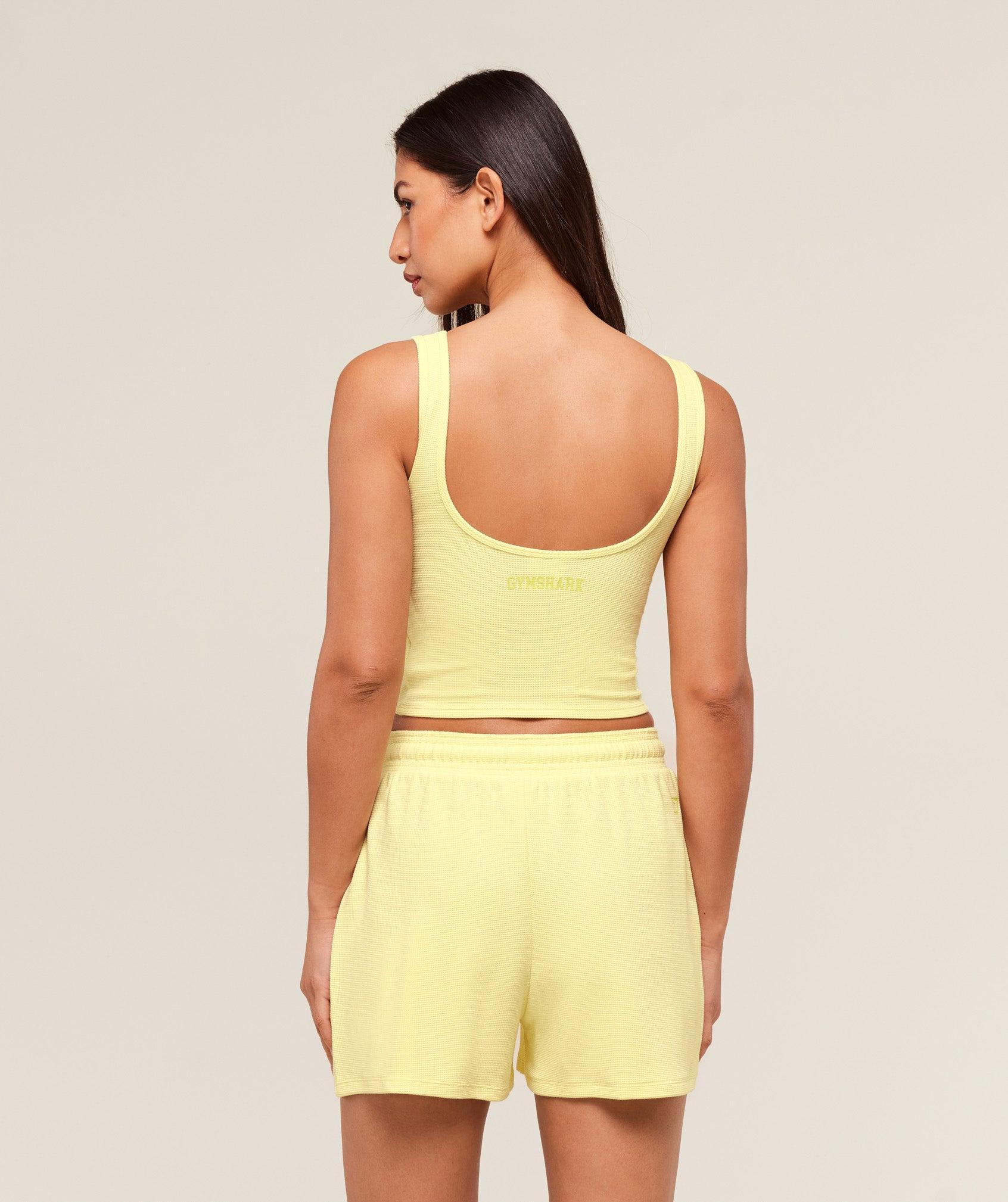 Waffle Cropped Tank Product Image