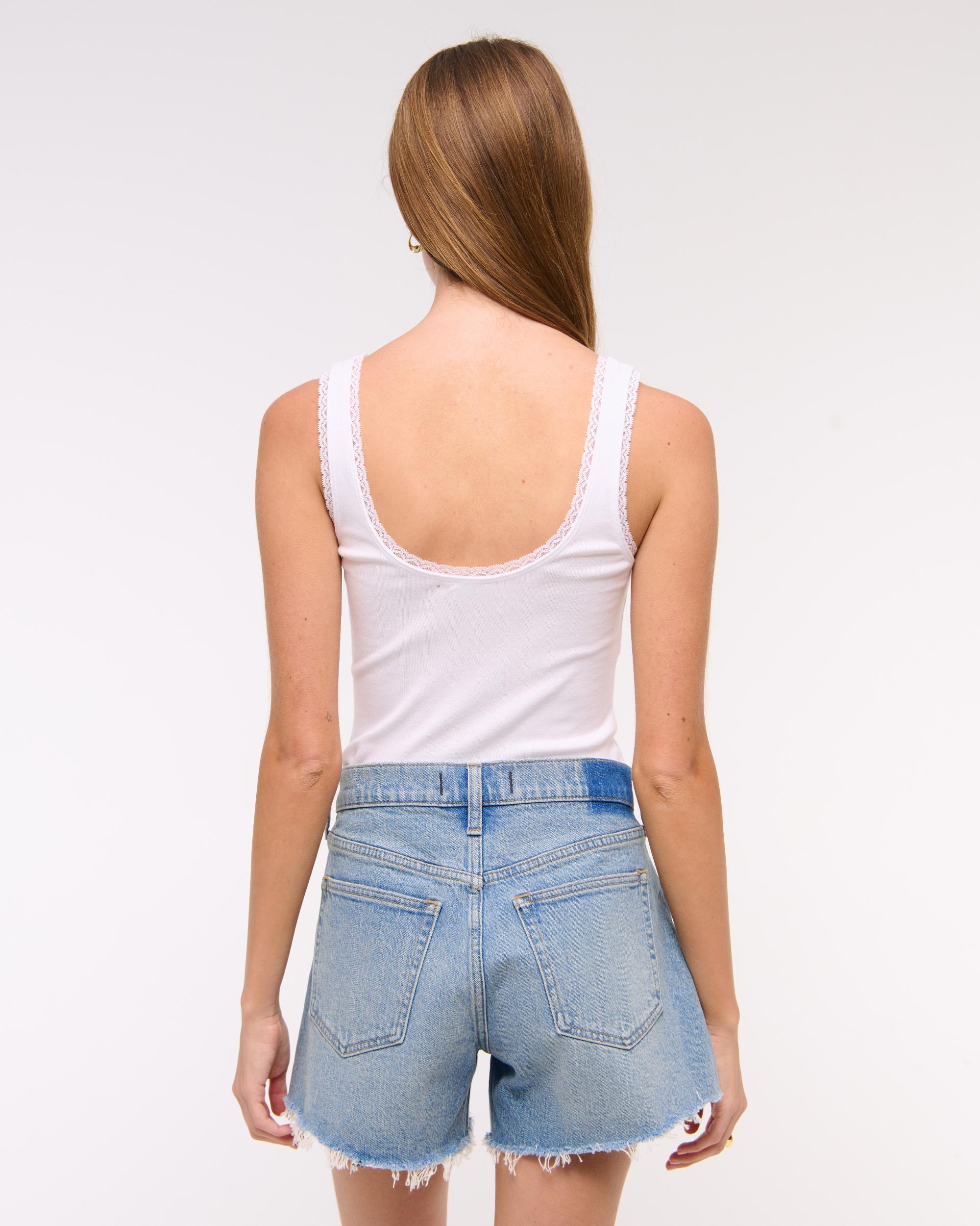 Mid Rise A-Line Short Product Image