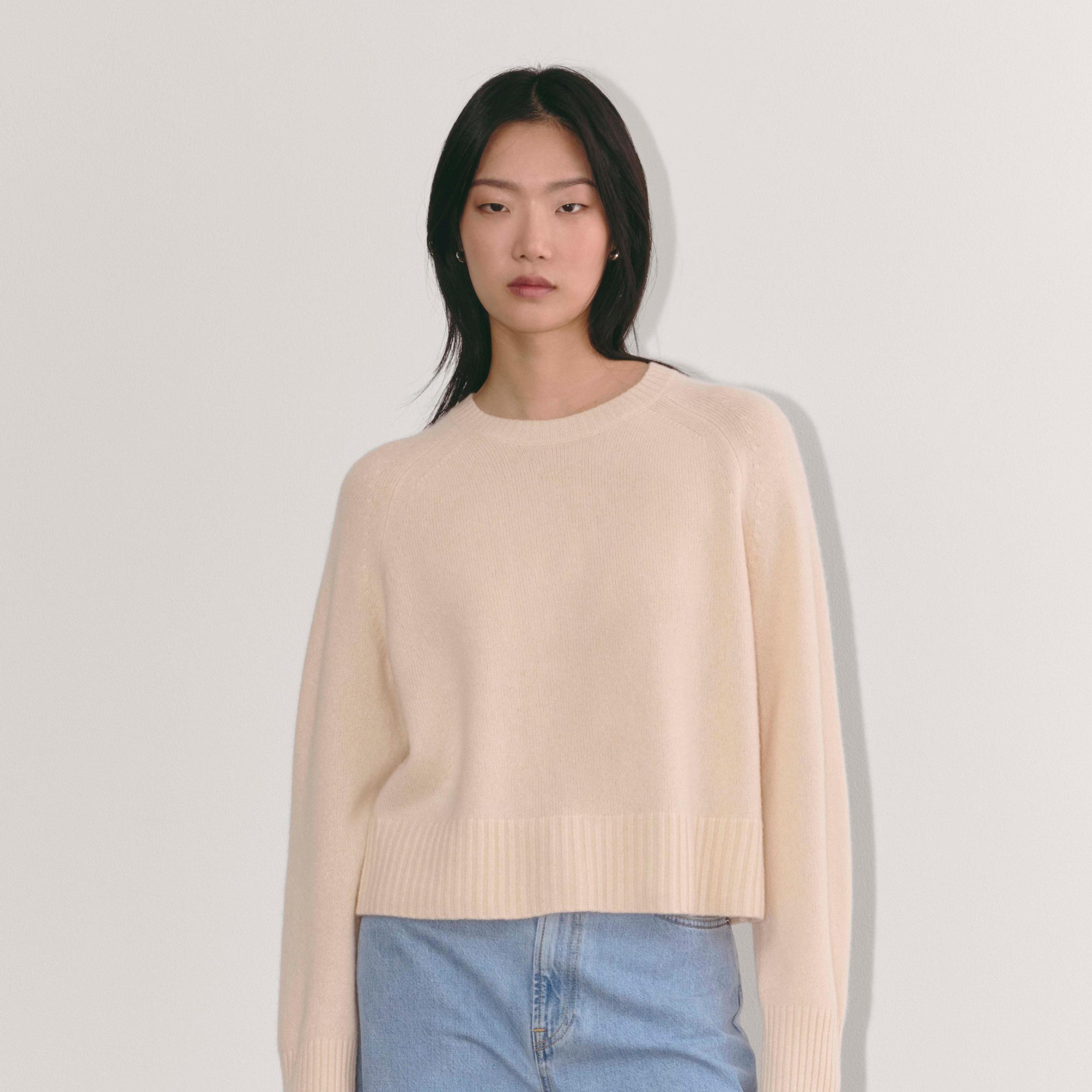 The Boxy Crew in Cashmere Product Image