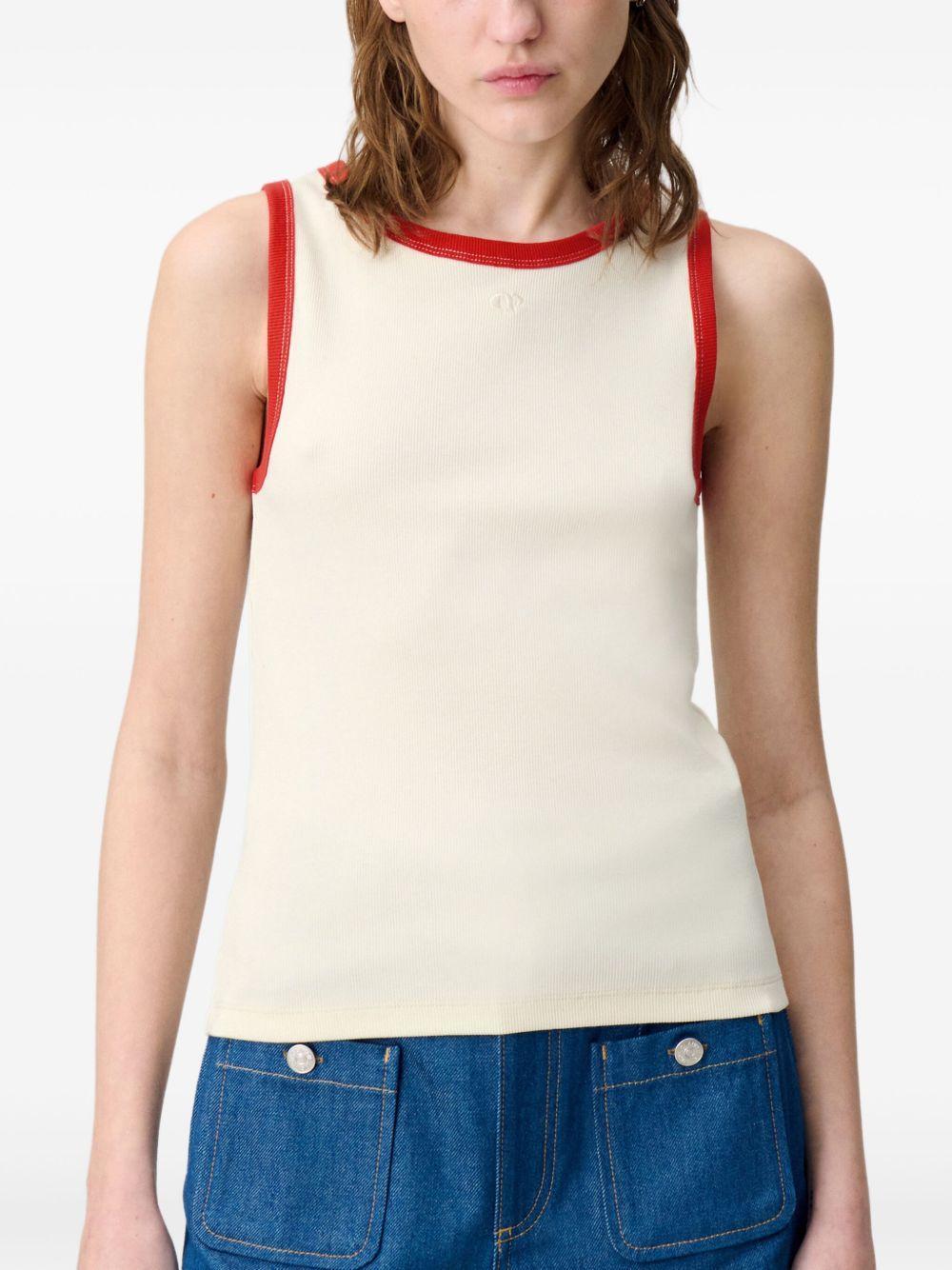 ribbed cotton top Product Image