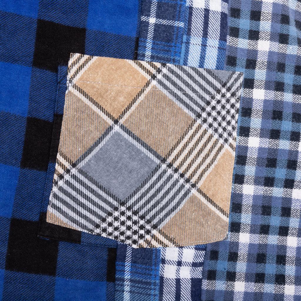 7 Cuts Wide Flannel Shirt - Assorted Male Product Image