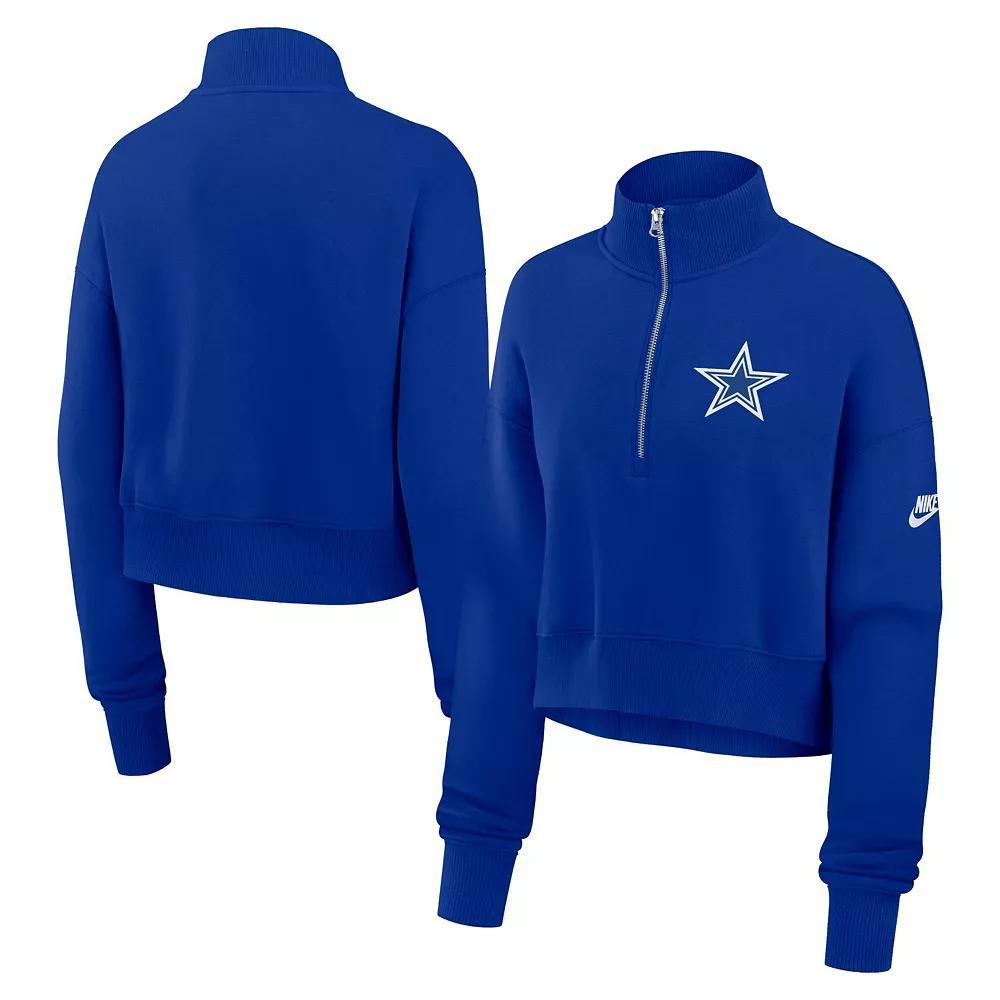 Women's Nike Black Cincinnati Bengals Rewind Phoenix Half-Zip Sweatshirt, Size: Small Product Image