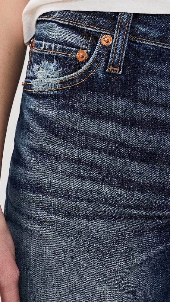 RE/DONE Mid Rise Wide Leg Crop Jeans | Shopbop Product Image