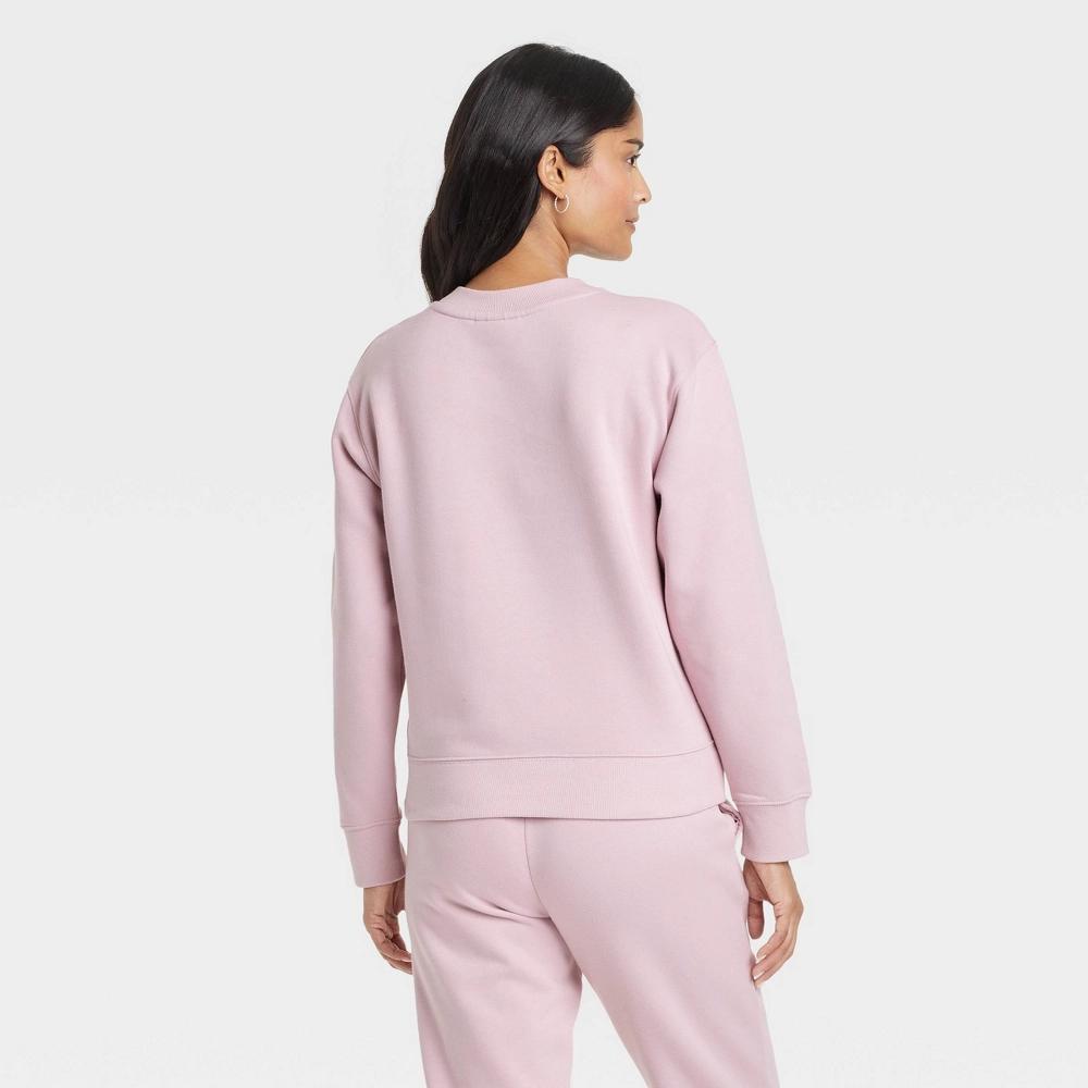Women's Leisure Studio Graphic Sweatshirt - Universal Thread™ Mauve XL Product Image