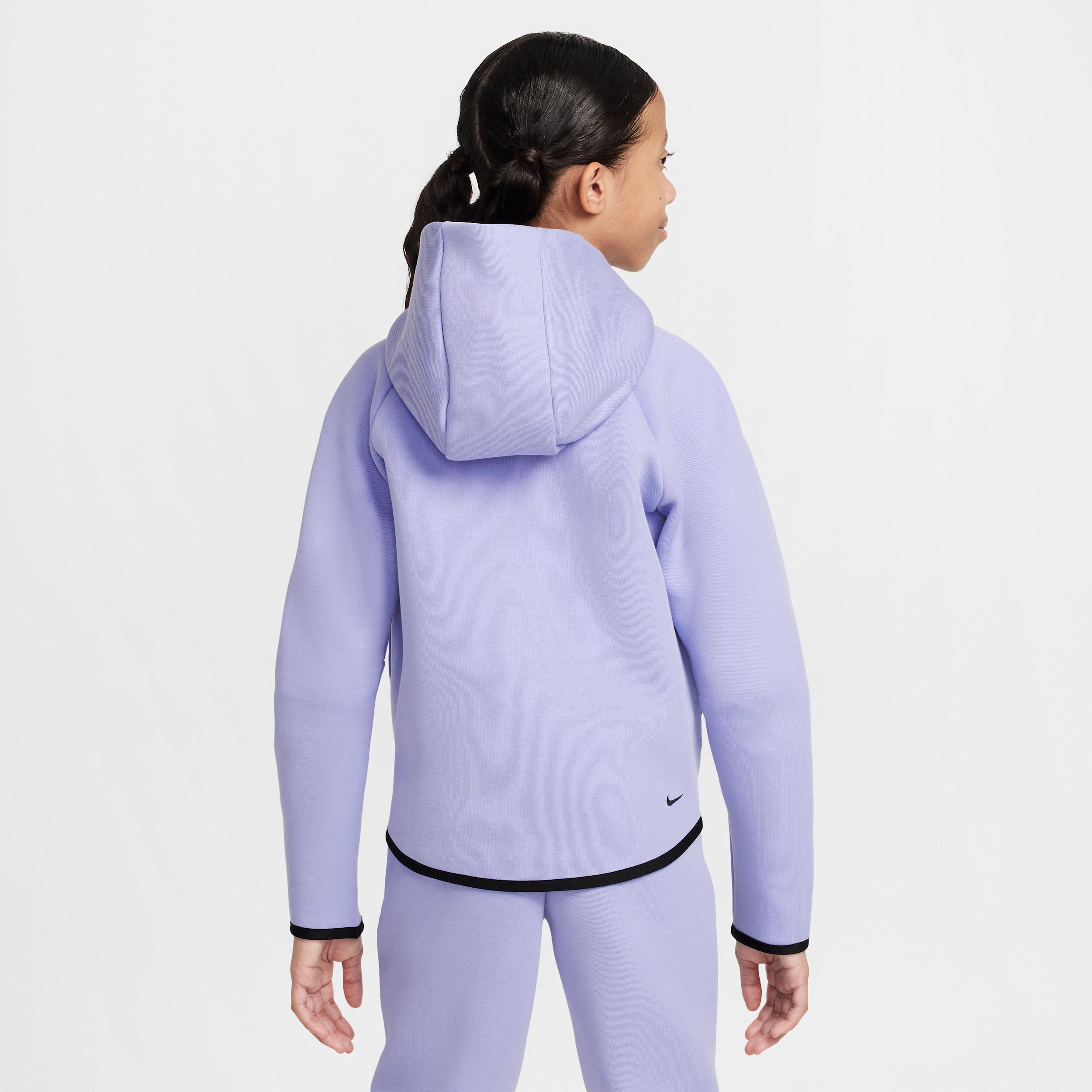 Women's Nike Sportswear Tech Fleece Girls' Full-Zip Hoodie Product Image