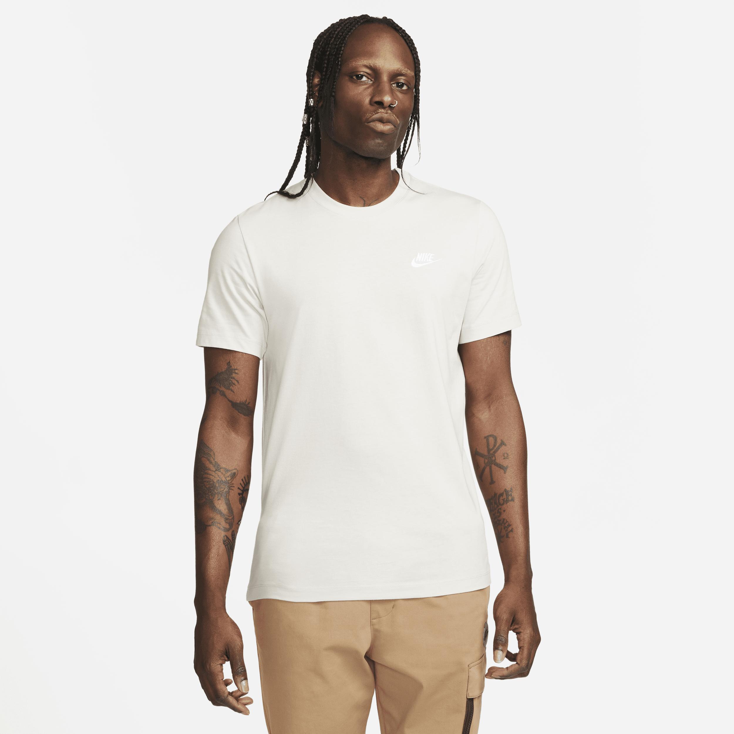 Big & Tall Nike Sportswear Club Tee, Mens Light Ivory Product Image