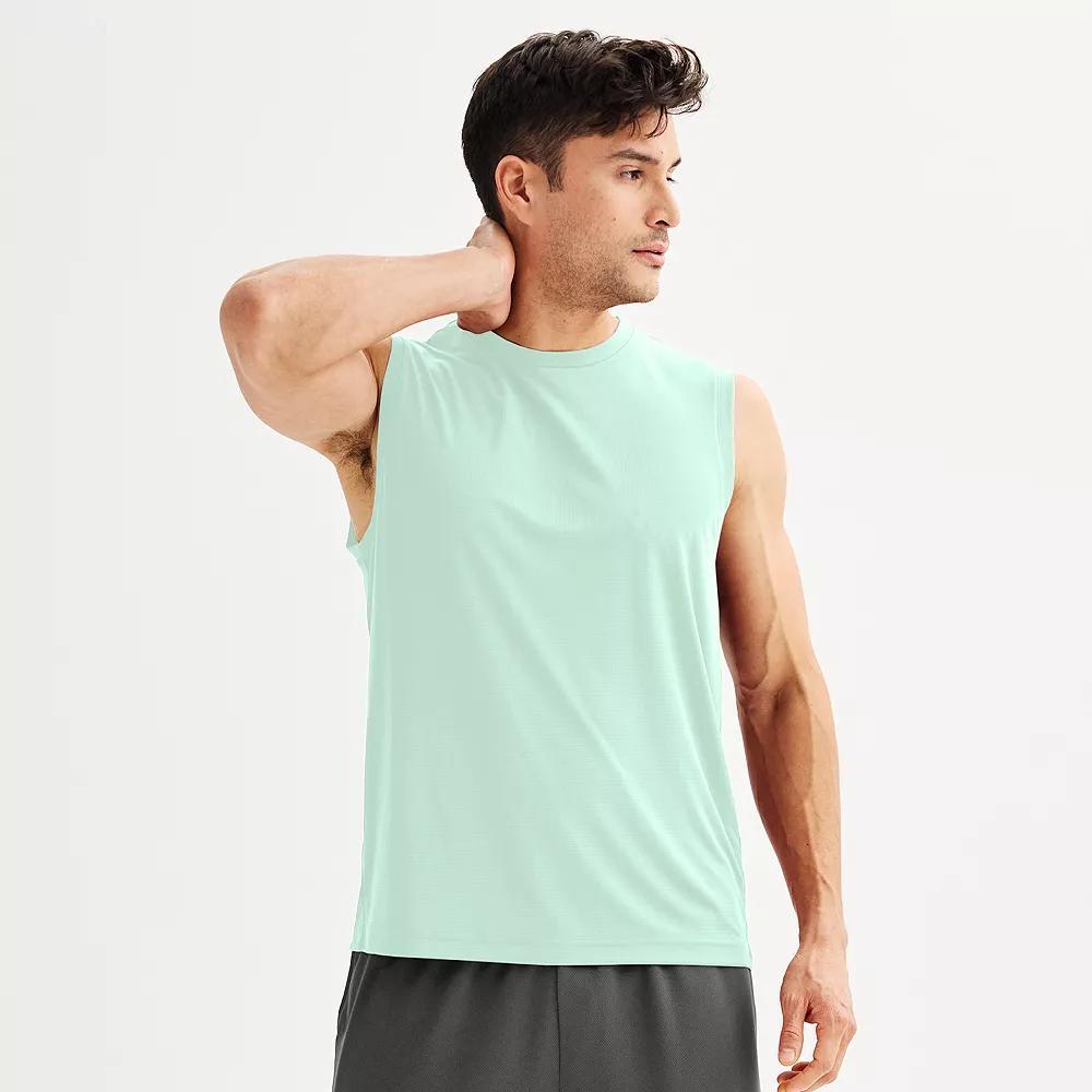 Men's Tek Gear Dry Tek Muscle Tank, Size: XS, Serene Green Product Image