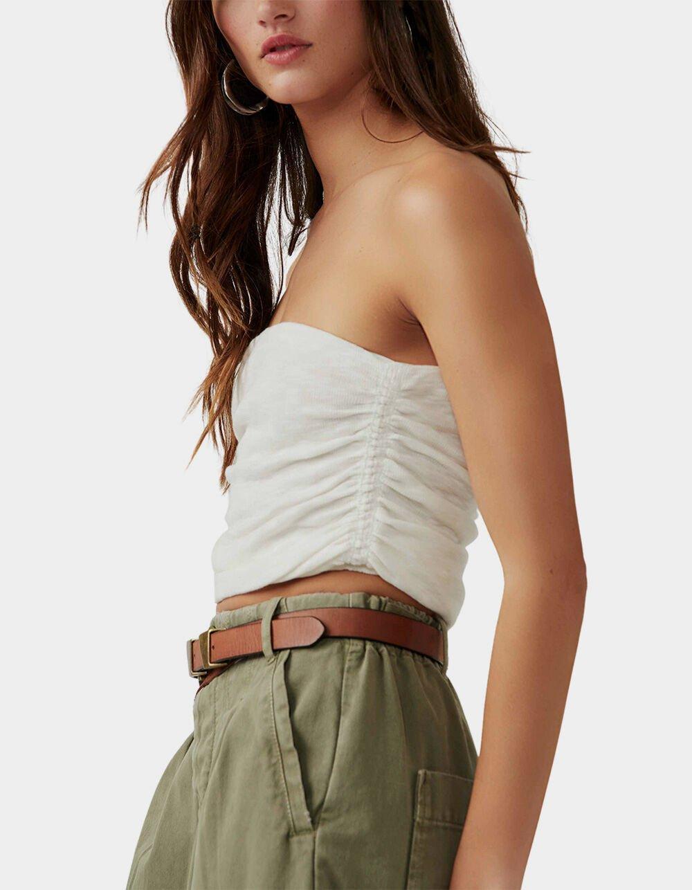 FREE PEOPLE Boulevard Womens Tube Top - BLUE Product Image