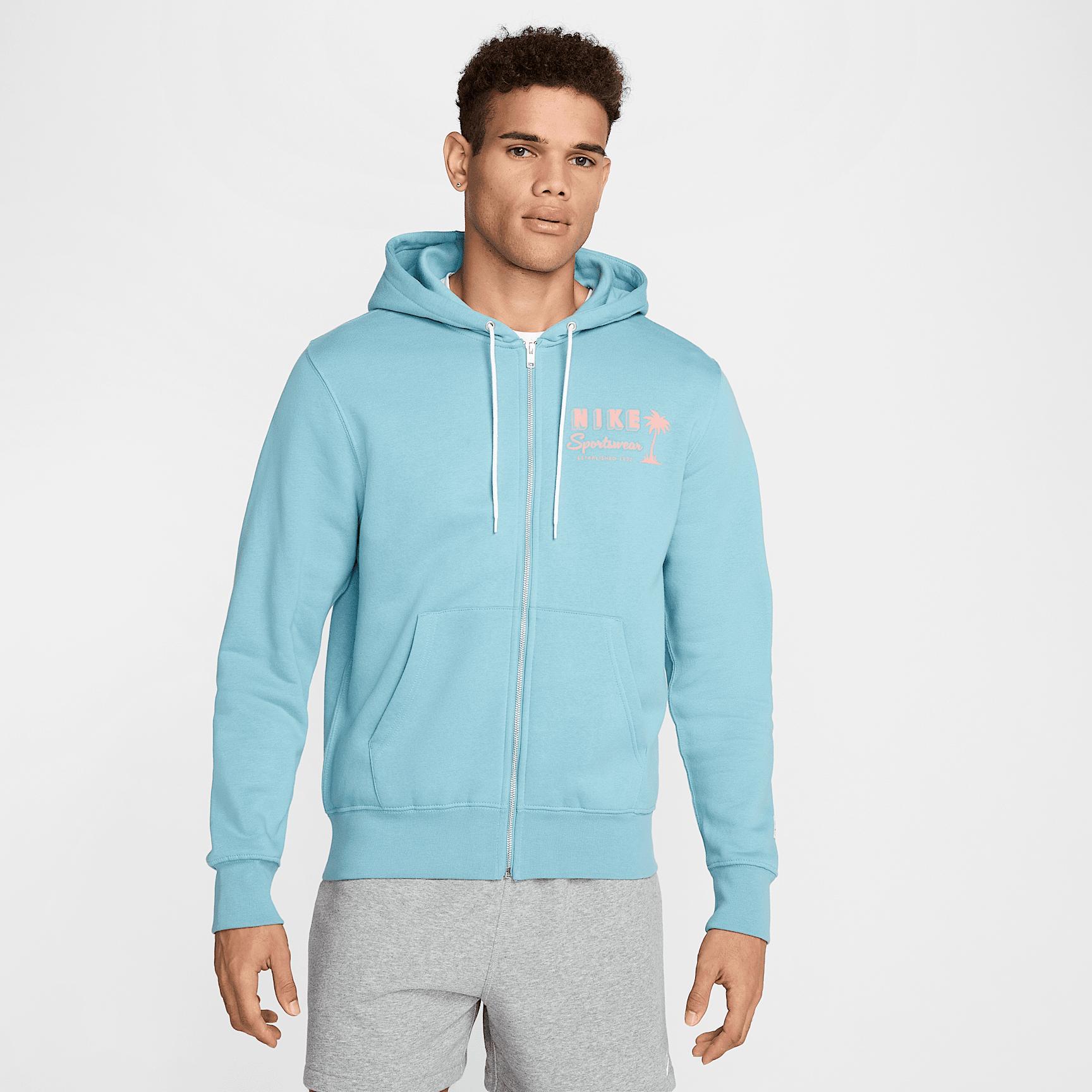 Nike Club Men's Full-Zip Fleece Hoodie Product Image