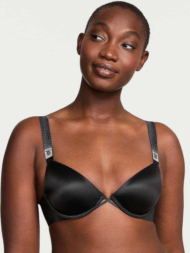 Scattered Shine Strap Lightly Lined Low-Cut Demi Bra Product Image