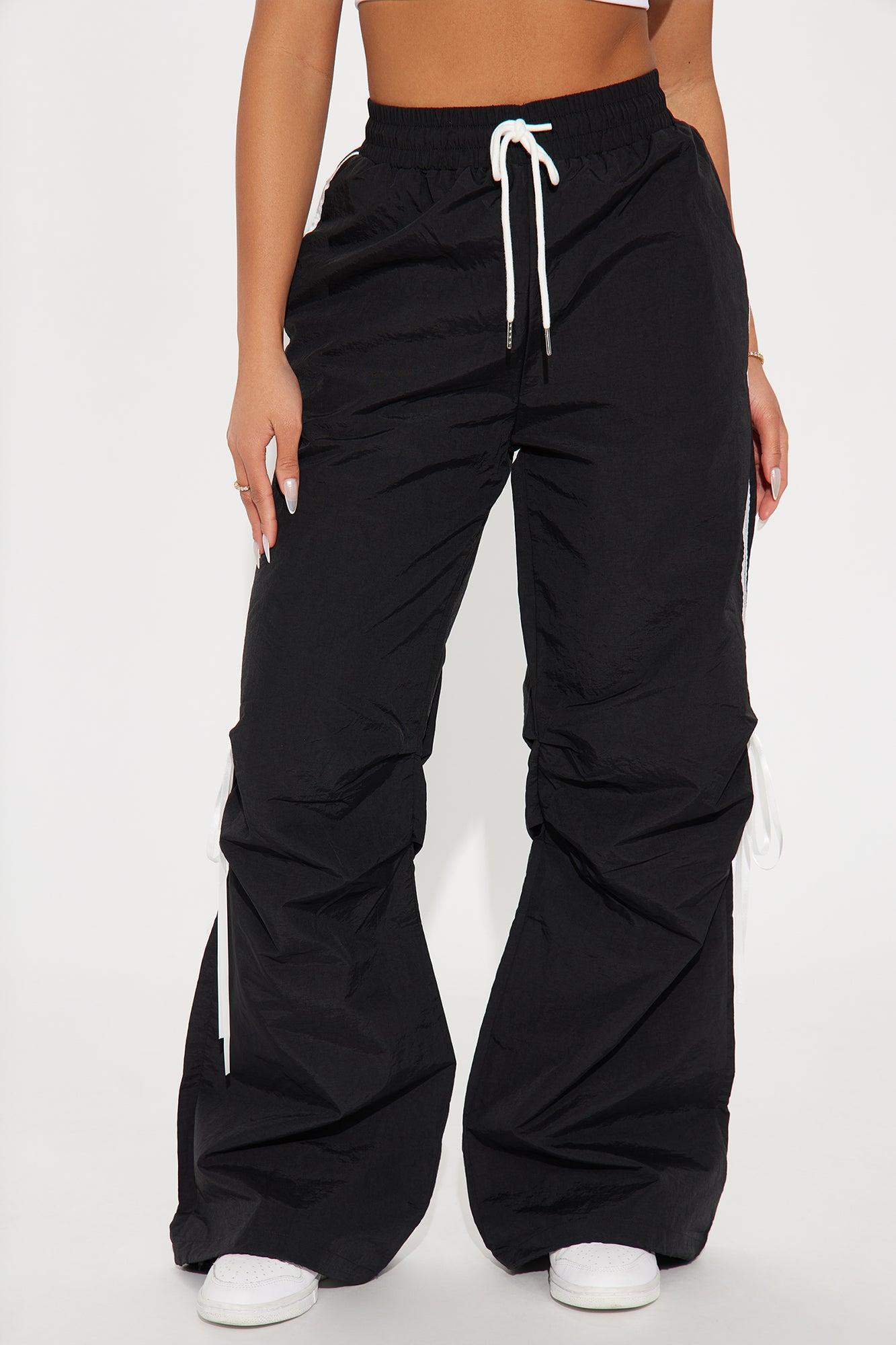 Jennifer Windbreaker Track Pant - Black Product Image