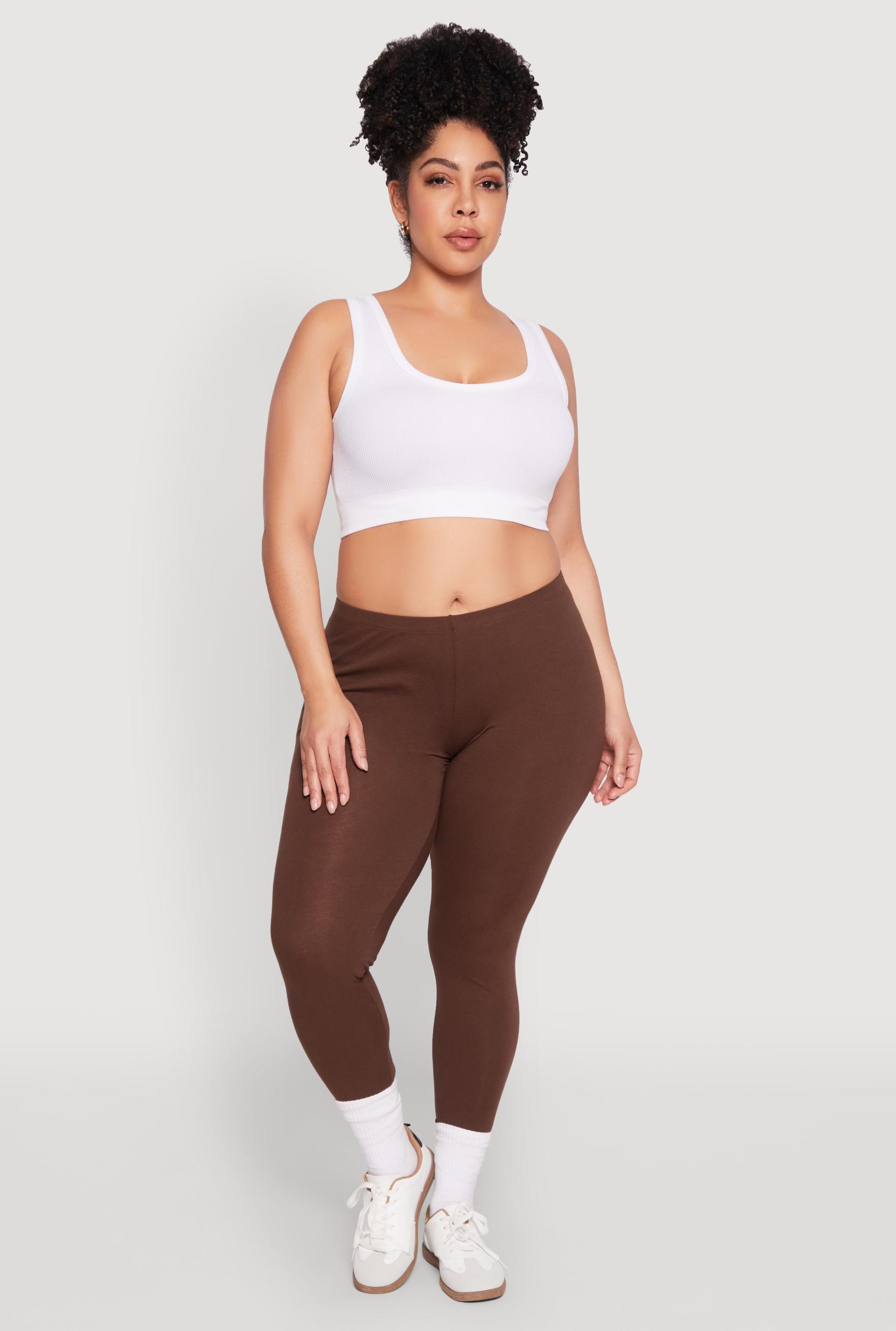 Womens Plus Size High Waisted Leggings Product Image