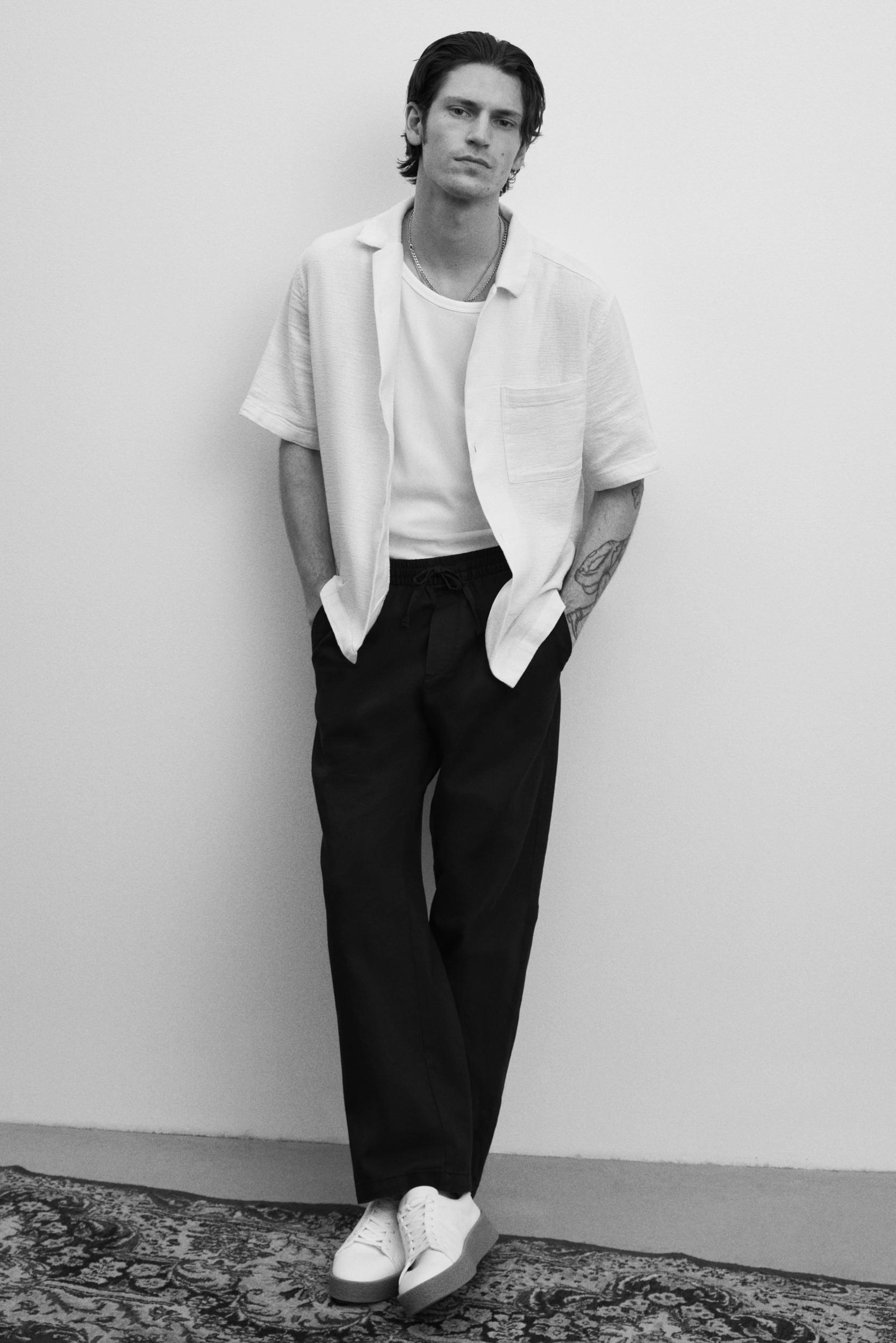 Relaxed-Fit Linen Pants Product Image