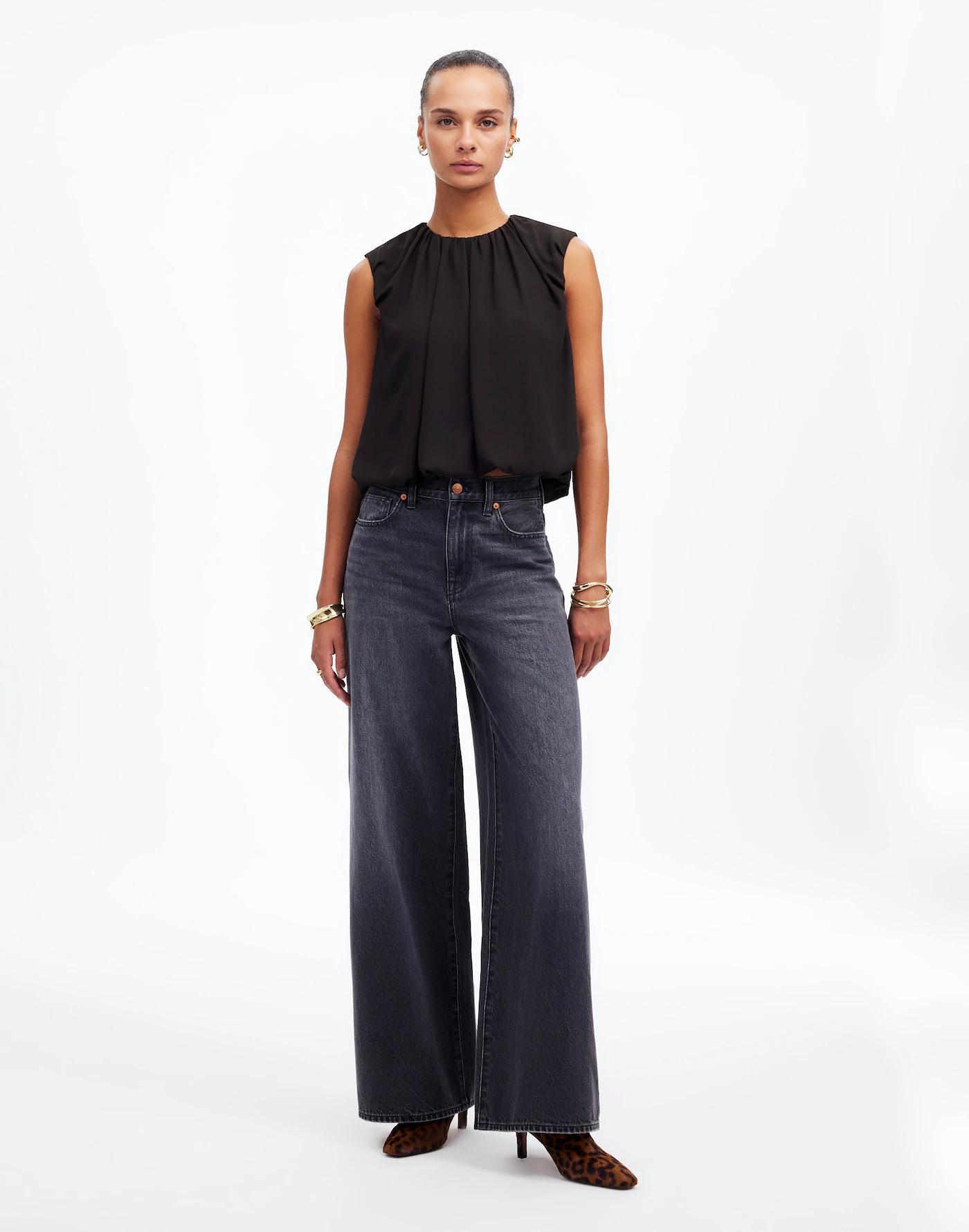 Sleeveless Bubble Top in Chiffon Product Image