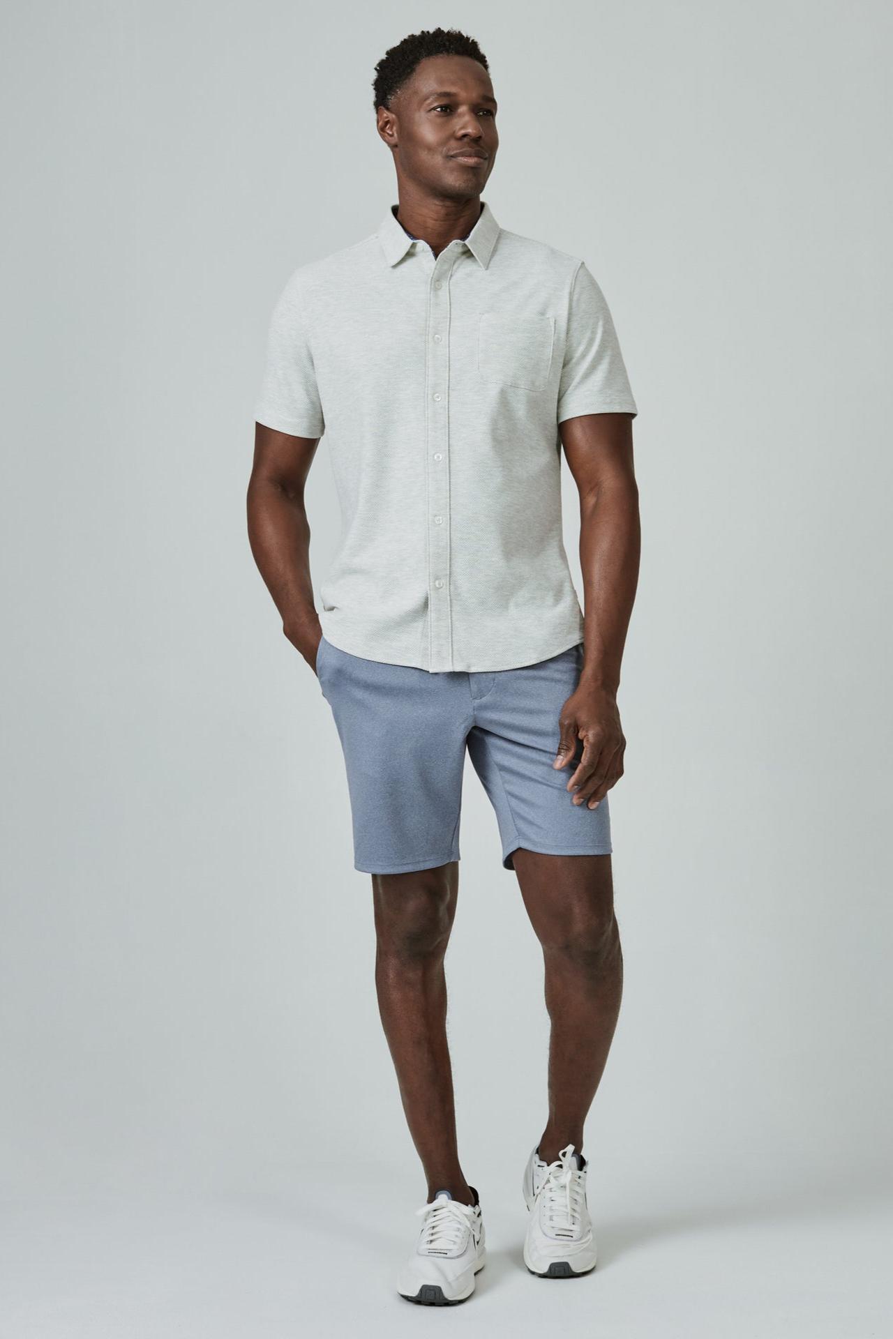 Cabbo Short Sleeve Shirt- Off White Product Image