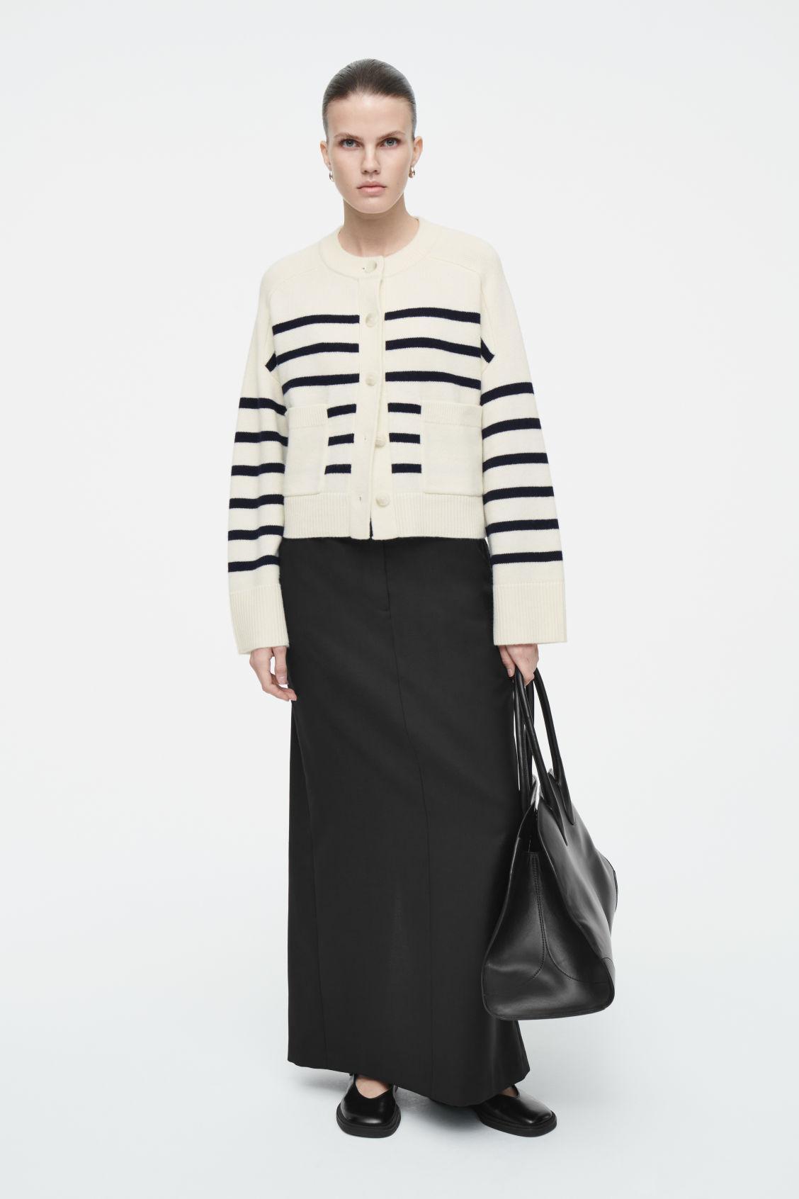 WOOL CREW-NECK CARDIGAN Product Image