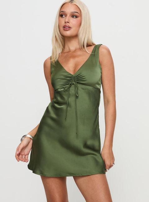 Kosettina Mini Dress Green Product Image