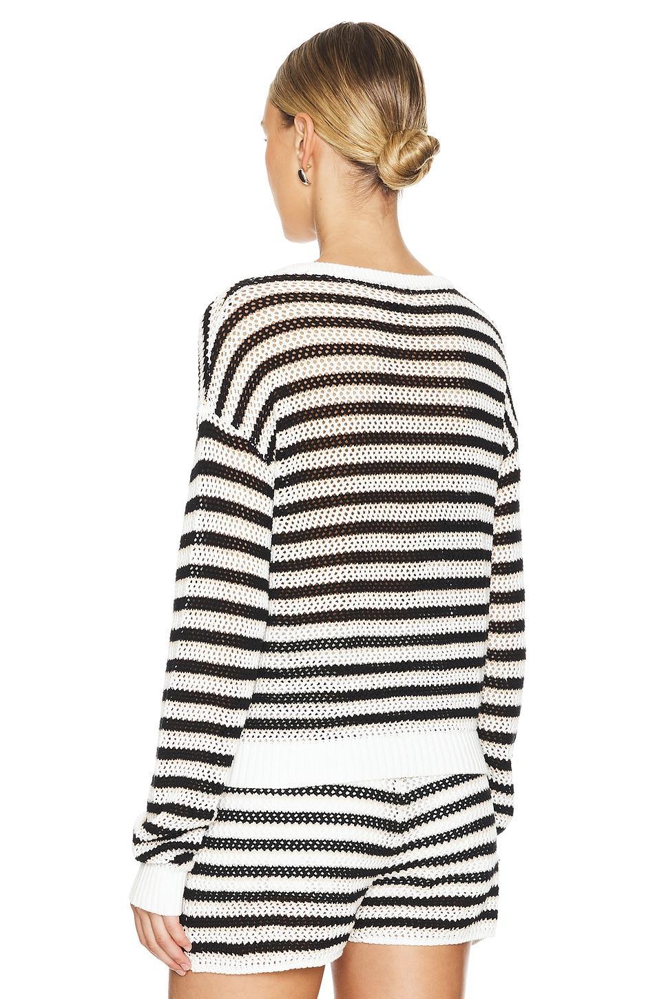 Open Knit Sweater Short MONROW Product Image