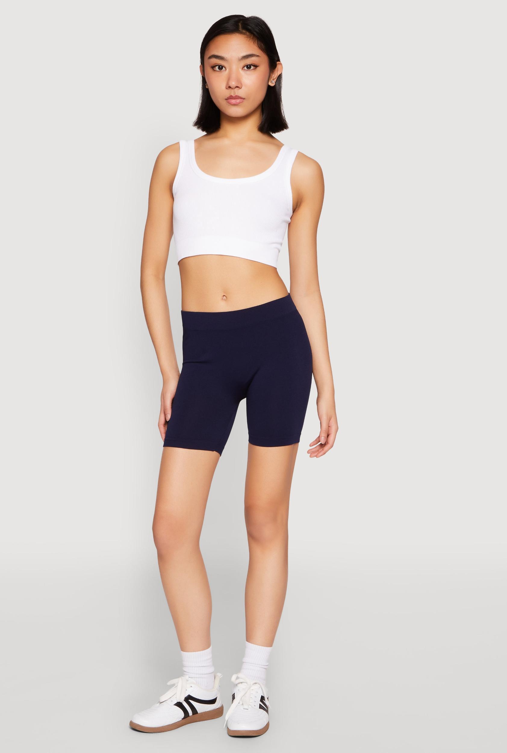 Womens Basic Seamless Biker Shorts Product Image