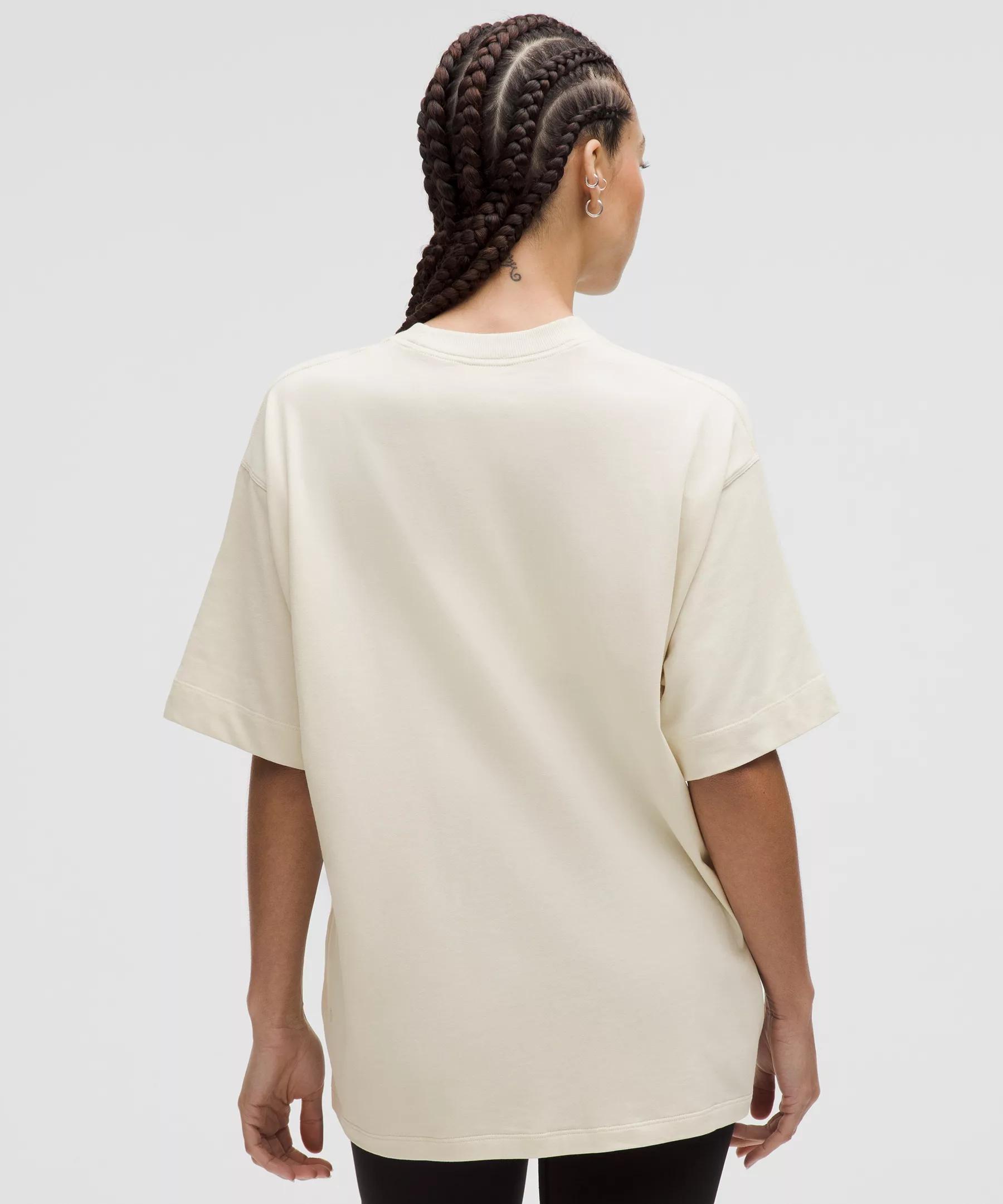 Cotton Jersey Oversized Short-Sleeve Shirt Product Image