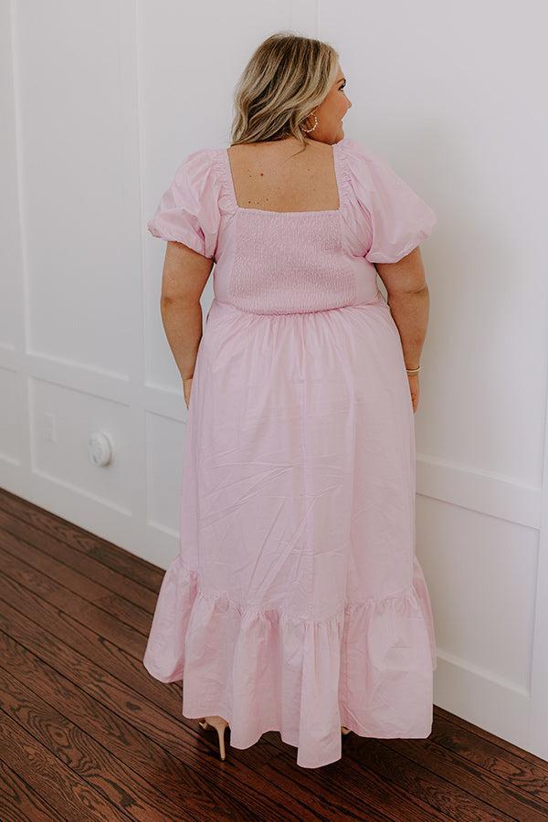 Sweet Serendipity Maxi Dress in Dusty Purple Curves Product Image