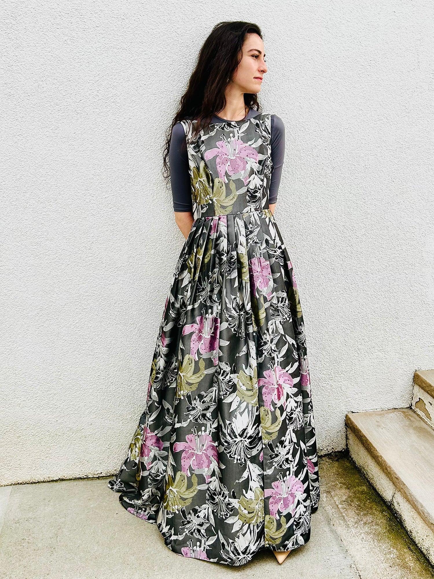 Adrianna Papell Floral Fantasy Gown Product Image