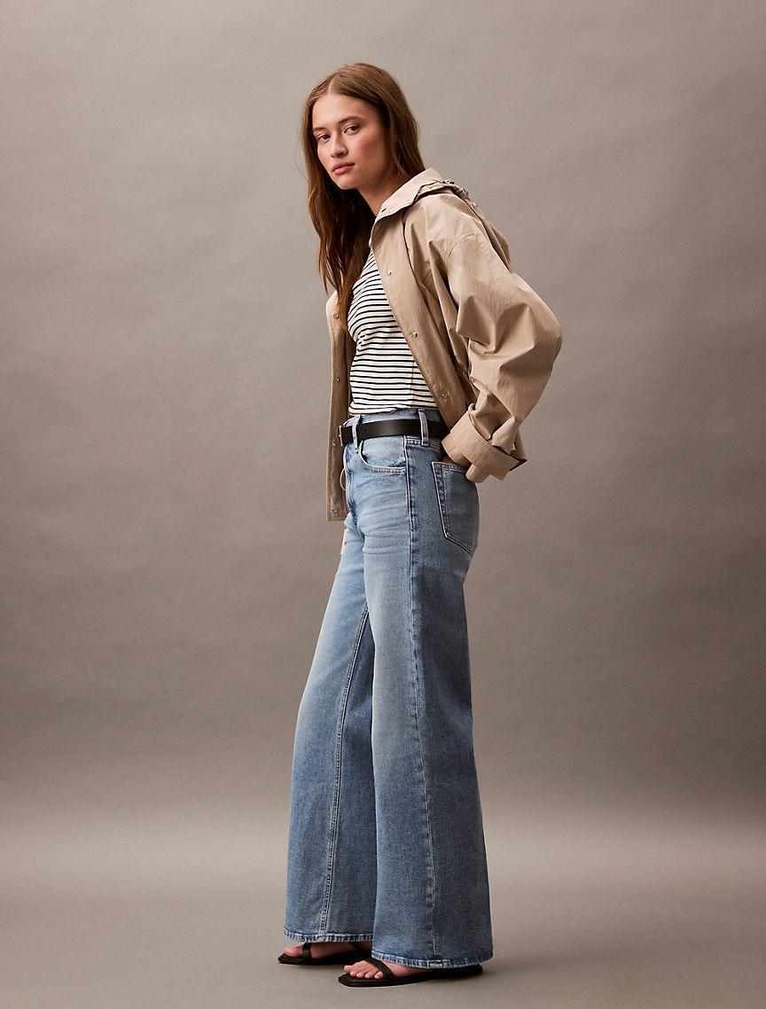 Ultra High Rise Wide Leg Fit Jeans Product Image