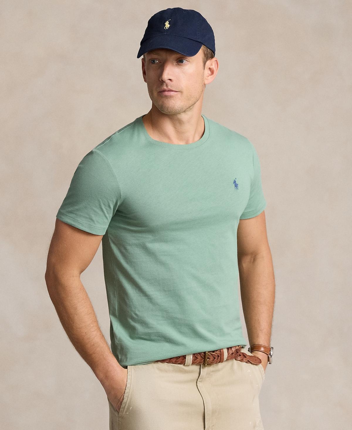 Polo Ralph Lauren Mens Classic-Fit Jersey Crewneck T-Shirt Product Image